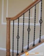 16.1.21-T Long Twist Hollow Iron Baluster - Image 6