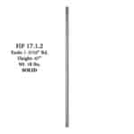 17.1.2 Plain Round Stainless Steel Solid Newel Post - Image 2