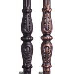 Oil Rubbed Bronze - 18.2.1-T Single Knuckle Iron Baluster Monte Carlo - Image 3