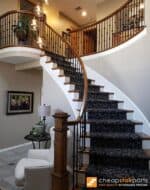 16.5.2 Single Knuckle Gothic Hammered Baluster - 44" H. x 9/16" Sq. - Image 7