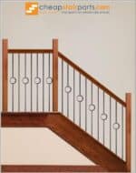 16.1.30-T Single Ring Aalto Baluster - 44" H. x 1/2" Sq. - Image 3