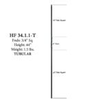 34.1.1-T Single Twist Iron Baluster Mega - Image 2