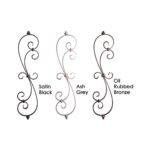 34.1.25-T Large Spiral Scroll Iron Baluster Mega - Image 3