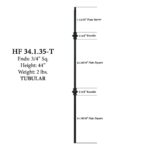 34.1.35-T Double Knuckle Iron Baluster Mega - Image 2