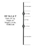 34.1.4-T Double Basket Iron Baluster Mega - Image 2