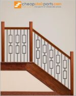 16.6.4 Double Rectangle Aalto Baluster - 44" H. x 1/2" Sq. - Image 4