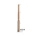 4010-48E Pin Top Newel - 3" Sq. x 48" - Red Oak - Image 2