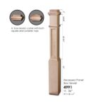 4691-FP Recessed Panel Box Newel - 6-1/4" Sq. x 56" H. - Image 2