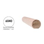 6040 Wall Rail Wooden Handrail - 1-3/4" Wide - Red Oak - Image 2
