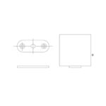 180 Degree Flat Rail Support Saddle - Image 2