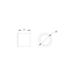 12 mm Round Bar End Cap - Image 2