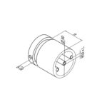 Round Glass Standoff – Fits 8 to 18 mm glass - Image 2