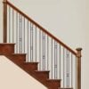 16.6.1 double bar Aalto baluster, 44 in tall x 1/2 in square