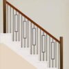 16.6.3 single rectangle Aalto baluster, 44 in tall x 1/2 in square