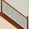 16.6.3 single rectangle Aalto baluster, 44 in tall x 1/2 in square