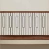 16.6.2 single oval Aalto baluster, 44 in tall x 1/2 in square