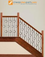 16.1.31-T Double Ring Aalto Baluster - 44" H. x 1/2" Sq. - Image 3