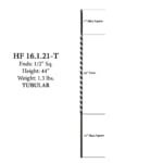 16.1.21-T Long Twist Hollow Iron Baluster - Image 2
