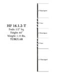 16.1.2-T Double Twist Hollow Iron Baluster - Image 2