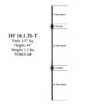 16.1.35-T Double Knuckle Iron Baluster Versatile - Image 2