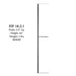 16.2.1 Plain Square Iron Baluster Versatile - Image 2