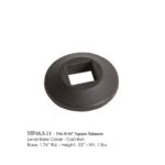 16.3.11 Level Base Collar for 9/16" Sq. Iron Balusters - Image 2