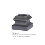 16.3.13 Level Base Shoe for 9/16" Rd. Iron Balusters - Image 2