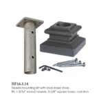 16.3.14 - 1-3/16" Round Newel Mounting Kit - Image 2