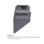 16.3.17 Angled Base Shoe for 9/16" Sq. Iron Balusters - Image 2