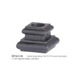 16.3.26 Level Base Shoe for 9/16" Tuscan Rd. Iron Balusters - Image 2
