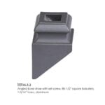 16.3.2 Angled Base Shoe for 1/2" Sq. Iron Balusters - Image 3