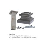 16.3.31 - 1" Square Newel Mounting Kit | House of Forgings - Image 2