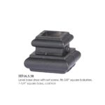 16.3.38 Square Hole Level Base Shoe with Set Screw - Image 2