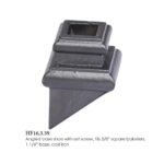 16.3.39 Angled Base Shoe for 5/8" Sq. Iron Balusters - Image 2