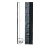 3.2.1 Wentworth Plain Hammered Iron Baluster - Image 2