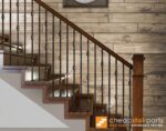 3.2.2 Wentworth Triple Knuckle Hammered Iron Baluster - Image 6