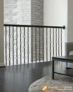 3.1.2 Wentworth Triple Ring Hammered Iron Baluster - Image 5