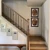 Staircase with 16.1.35-T-IS double knuckle hollow balusters, 44 in tall x 1/2 in square, Economy collection