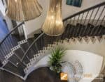 3.1.2 Wentworth Triple Ring Hammered Iron Baluster - Image 6