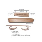 8915-48 – 48″ Special Wedge Shaped Double End Starting Step - Image 2