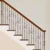 16.1.6 double ribbon iron baluster ribbon, satin black