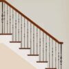 16.1.5 single ribbon iron baluster ribbon, satin black