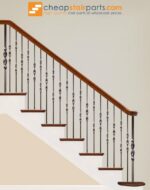 16.1.5 Single Ribbon Iron Baluster Ribbon - Satin Black - Image 4