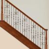16.1.5 single ribbon iron baluster ribbon, satin black