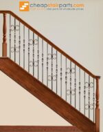 16.1.5 Single Ribbon Iron Baluster Ribbon - Satin Black - Image 5
