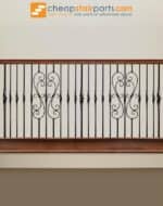 16.5.2 Single Knuckle Gothic Hammered Baluster - 44" H. x 9/16" Sq. - Image 5
