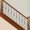 2.9.21 round forged Tuscan round hammered iron baluster