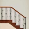 images 2.10.3 double sphere Tuscan round hammered iron baluster