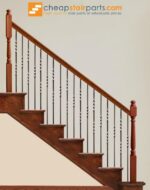 16.1.1-T-IS Single Twist Hollow Baluster - 44" H. x 1/2" Sq. - Economy - Image 3