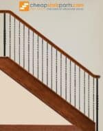 16.1.2-T Double Twist Hollow Iron Baluster - Image 4